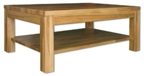 eoshop Konferenčný stôl ST171 S120 masív buk - šírka dosky 2,5 cm (Farba dreva: Koniak)